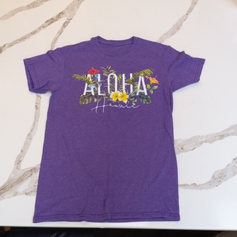 Purple Aloha Hawaii T-Shirt